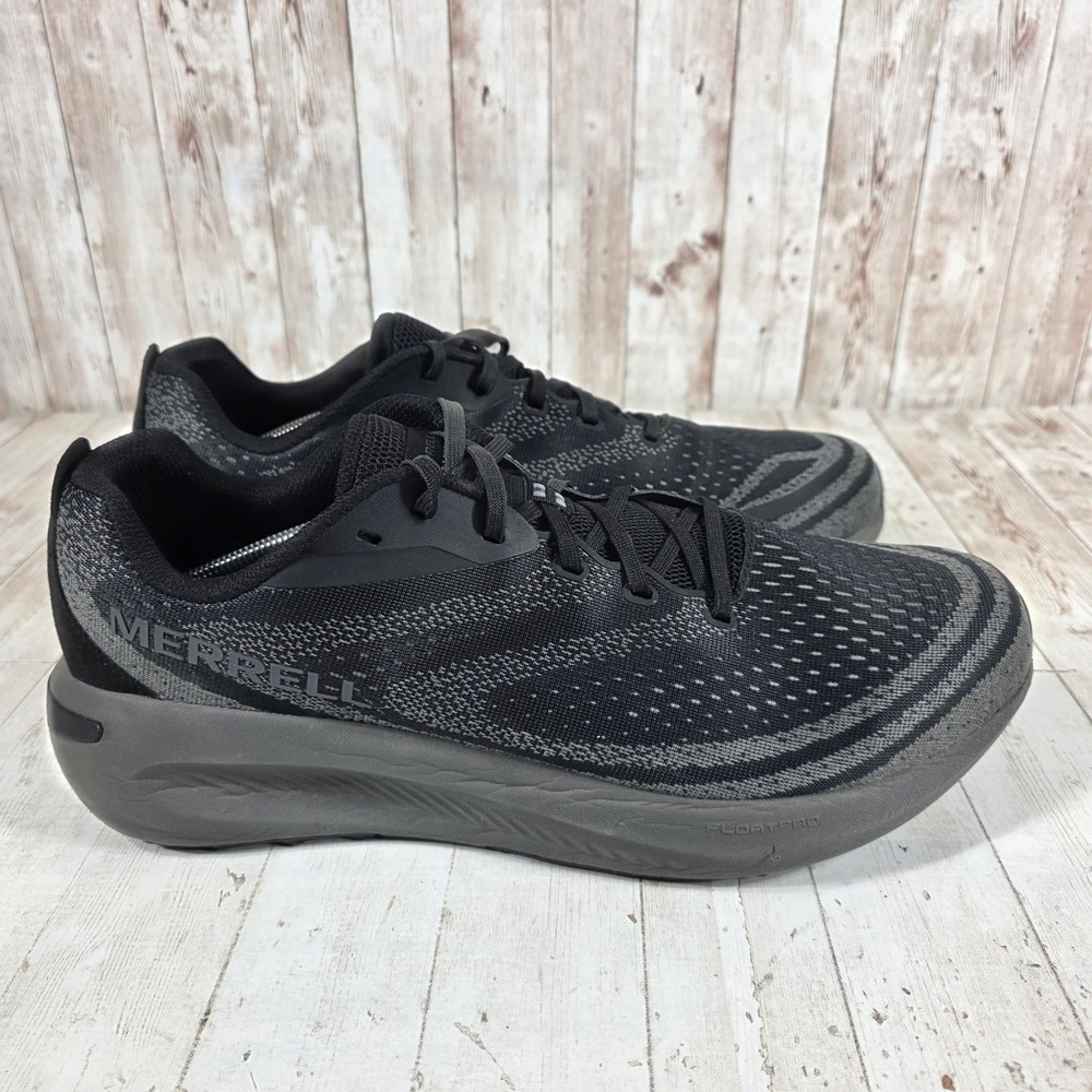 Merrell Agility Peak 5 Black Grey Trail Running Shoes Mens 13 W J068063W